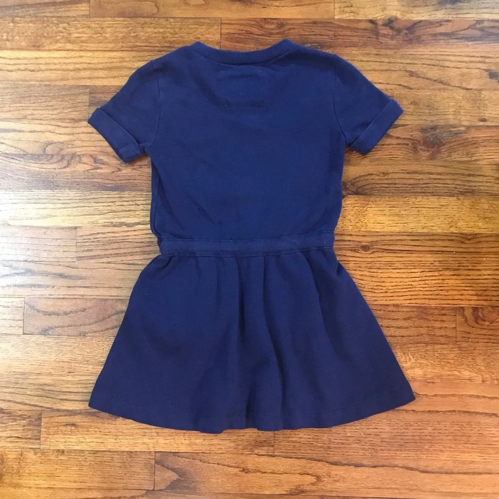 Girls Justice Navy Blue School Uniform Dress w/ Pockets 6 / 7 Small 60% Cotton 4